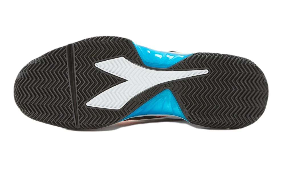 Теннисные кроссовки Diadora B.Icon Clay - white/black/blue jewel