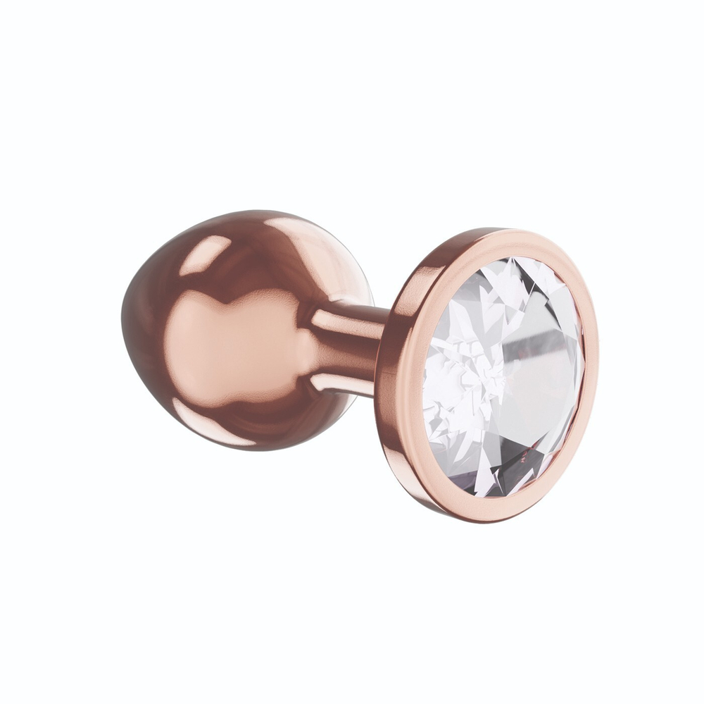 Анальная Пробка Diamond Moonstone Shine S Розовое Золото 4021-01lola