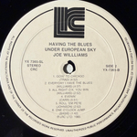 Joe Williams – Having The Blues Under European Sky (Япония 1985г.) Т