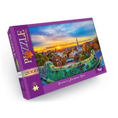 Пазлы 2000эл "Испания. Рассвет в Барселоне" (Данко)