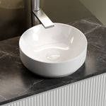 Тумба подвесная Sancos Snob T, Bianco 790х445х500, под столешницу с отверстием под смеситель, цвет Black Sky, арт. SNT80W
