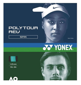Теннисные струны Yonex Poly Tour Rev (12 m) - Мятный