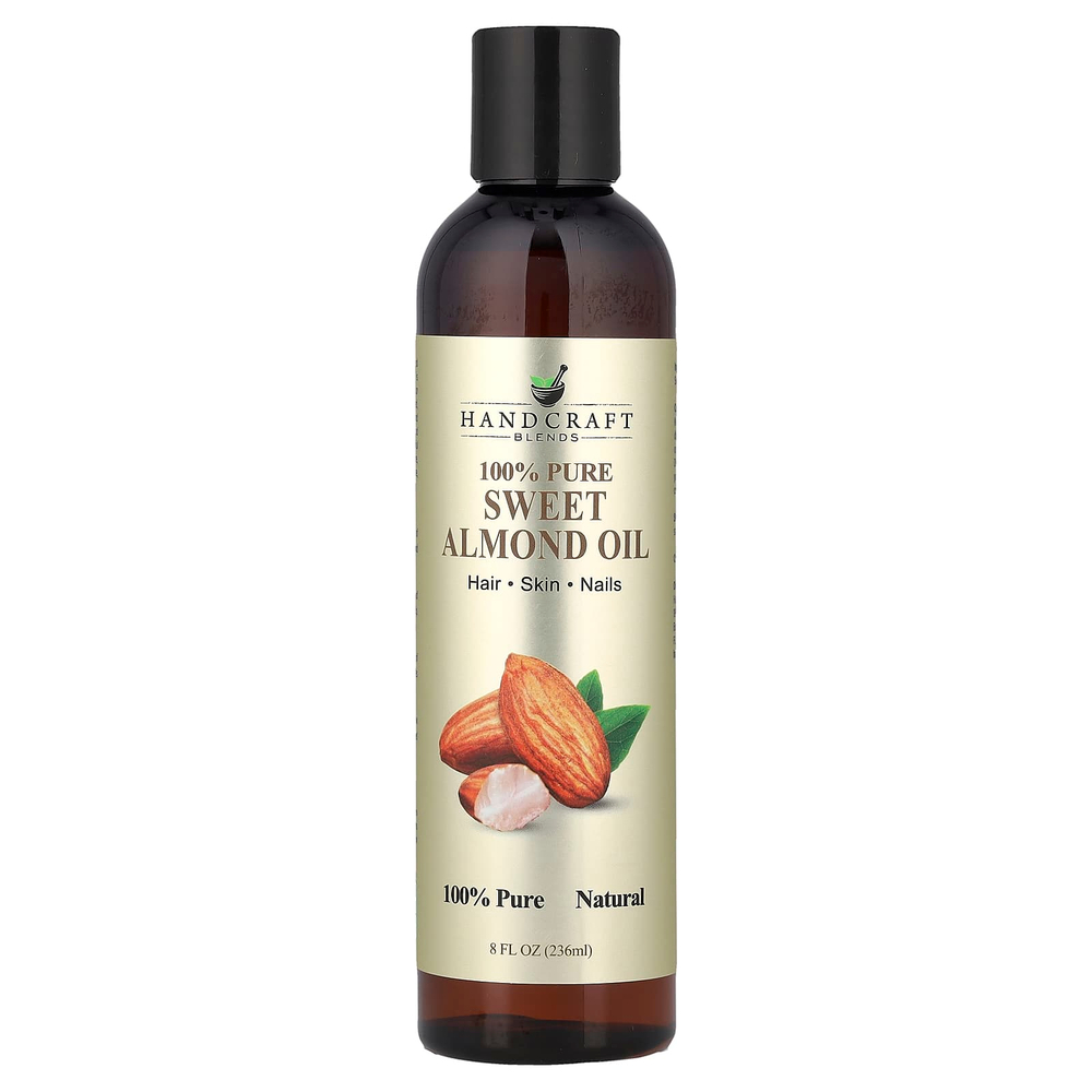 Handcraft Blends, 100% чистое масло сладкого миндаля, 236 мл (8 жидк. унций)