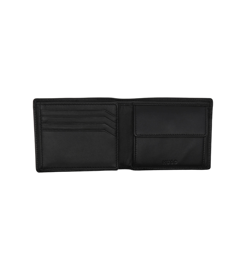 Кожаный кошелек Elliott 2.0 Trifold HUGO - черный(50497910)