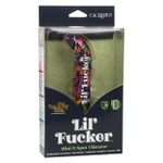 Черный мини-вибратор с цветочным принтом Lil Fucker Mini G-Spot Vibrator - 12,75 см. (Цвет: черный)