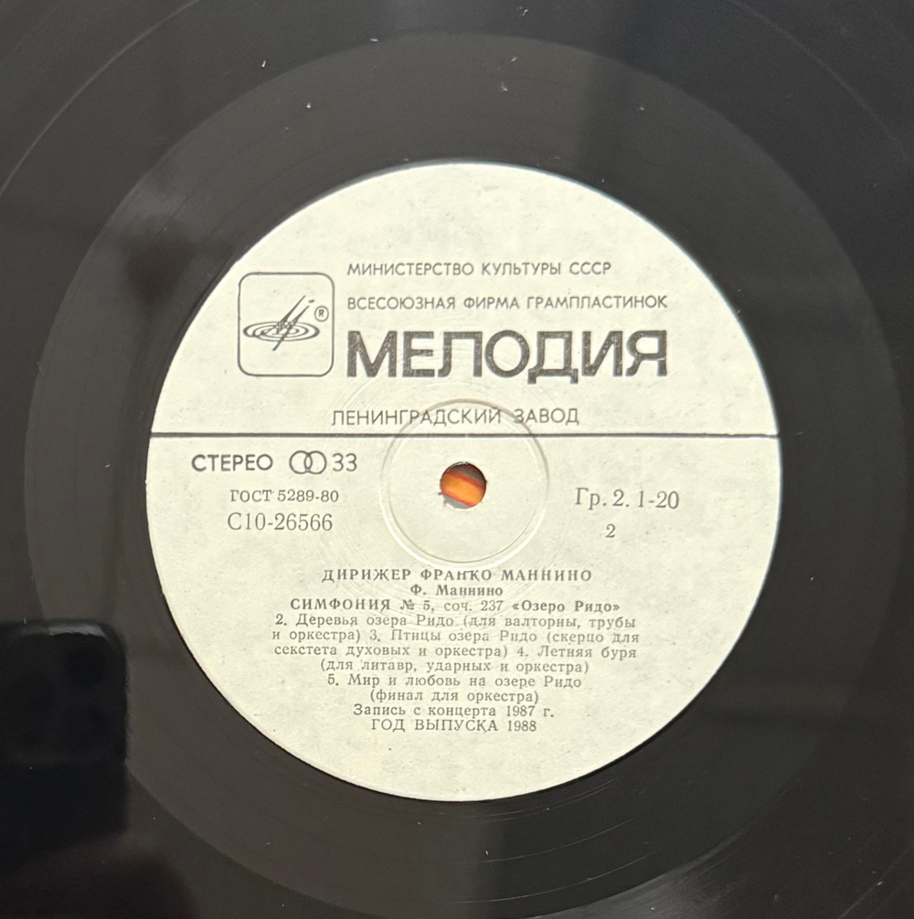 Виниловая пластинка Дж. Россини - Сорока Воровка LP Мелодия