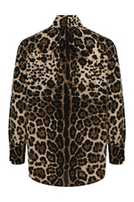 Блузка "Scarf" Leopard