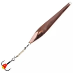 Блесна вертикальная зимняя Lucky John Double Blade (цепочка, тройник), 45мм