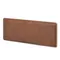 Изголовье подвесное Natesa из массива тика и кожи 163x60 см