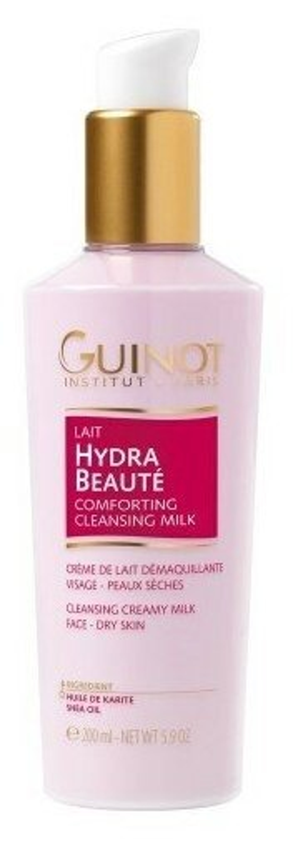 Смягчающее Очищающее Молочко для Сухой Кожи/ Guinot Lait Hydra Beauty  200мл