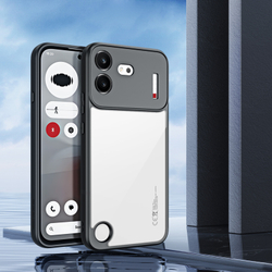 Чехол прозрачный с черными рамками для Nothing Phone 4b, серия Aimo Series от Dux Ducis