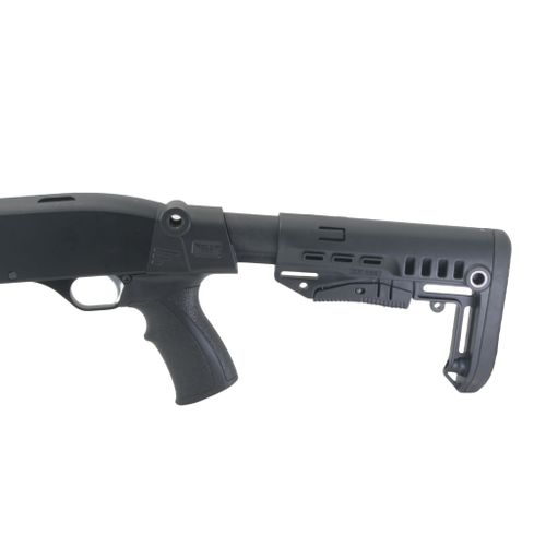 Телескопический приклад DLG Tactical на Бекас к.12, к.16, черный (арт.DLG9107)