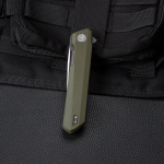 Нож складной Bestech knives BMK01B Dundee, рукоять зелен.G10, клинок D2