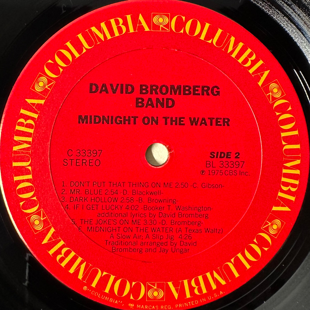 David Bromberg Band - Midnight On The Water (США 1975 г.)