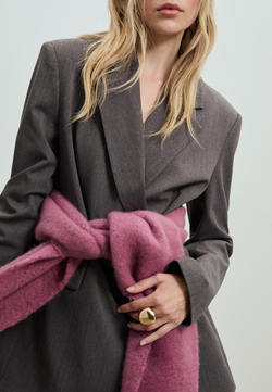 STRADIVARIUS Базовый шарф, лиловый