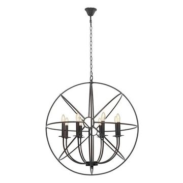 Подвесная люстра 8*Е14 LOFT1192-8 коричневый Foucaults Orb LOFT IT