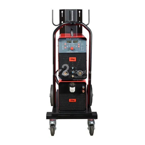 Инвертор сварочный Fubag INTIG 400T W AC/DC PULSE + горелка FB TIG 18 5P, 4 м + модуль охлаждения + тележка