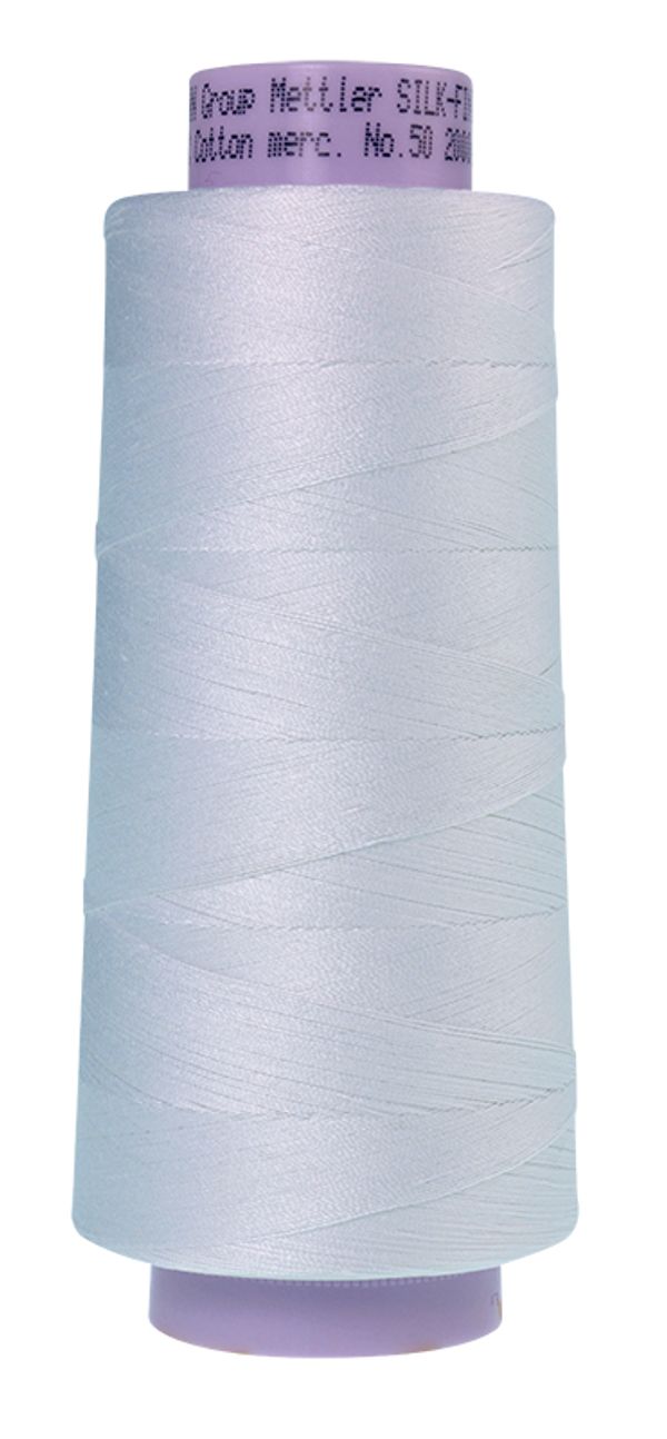 Нитки хлопковые Mettler Silk-Finish Cotton #50 (1829 м), 1 кат. | цв. 2000 белый