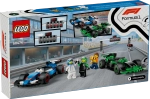 Конструктор LEGO City 60474 Сетка F1 с гоночными автомобилями CARB и Sauber