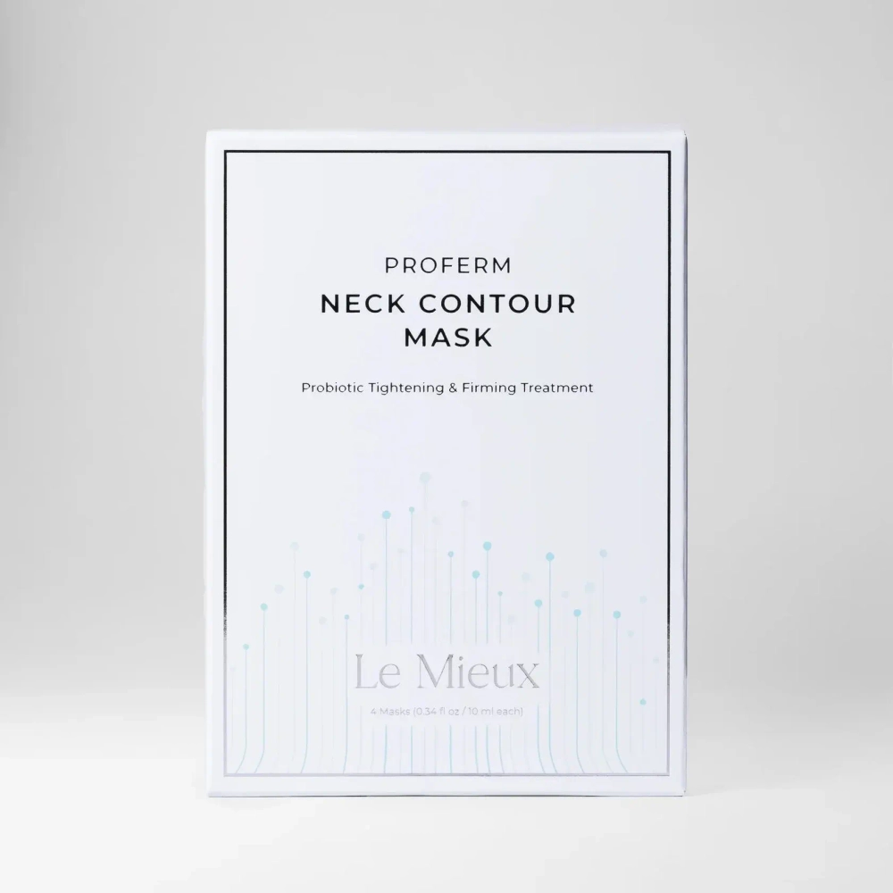 Контурная маска с ферментами для шеи | Le Mieux Proferm neck contour mask, 4 шт
