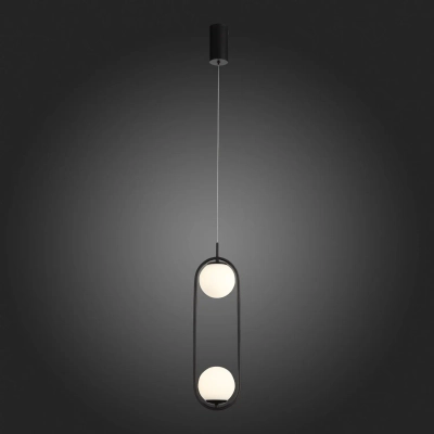 SL395.403.02 Подвес ST-Luce Черный/Белый LED 2*8W 4000K