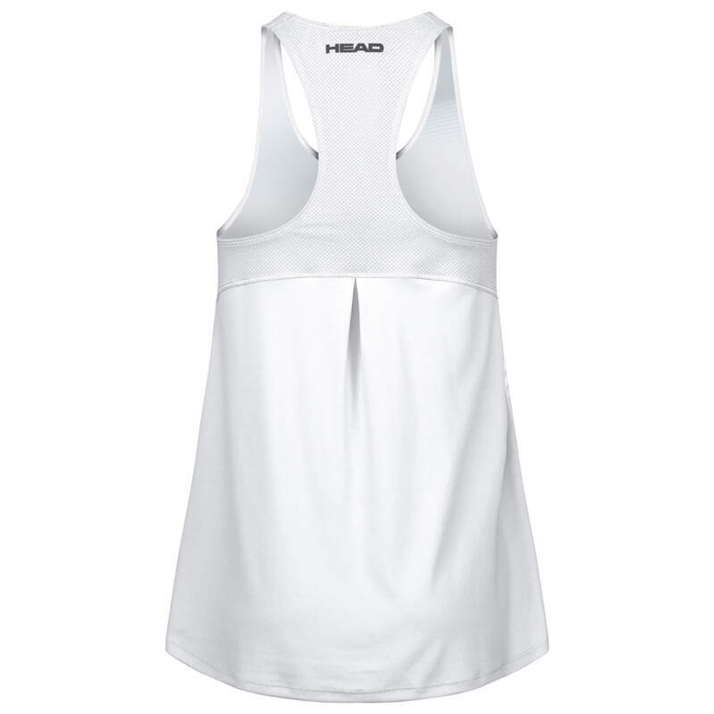 Футболка для девочки теннисная Head Agility Tank Top - white/print perf
