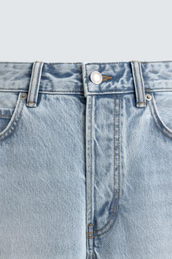 ZARA ДЖИНСЫ REGULAR FIT, ГОЛУБОЙ