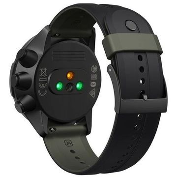 Ремешок 24 мм Elegant для Suunto 7, 9 Baro, Spartan Sport силиконовый двухцветный (черный болотный)