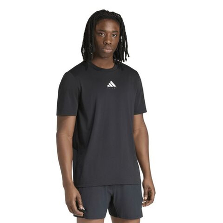 Теннисная футболка Adidas With Graphic For Padel Category - black