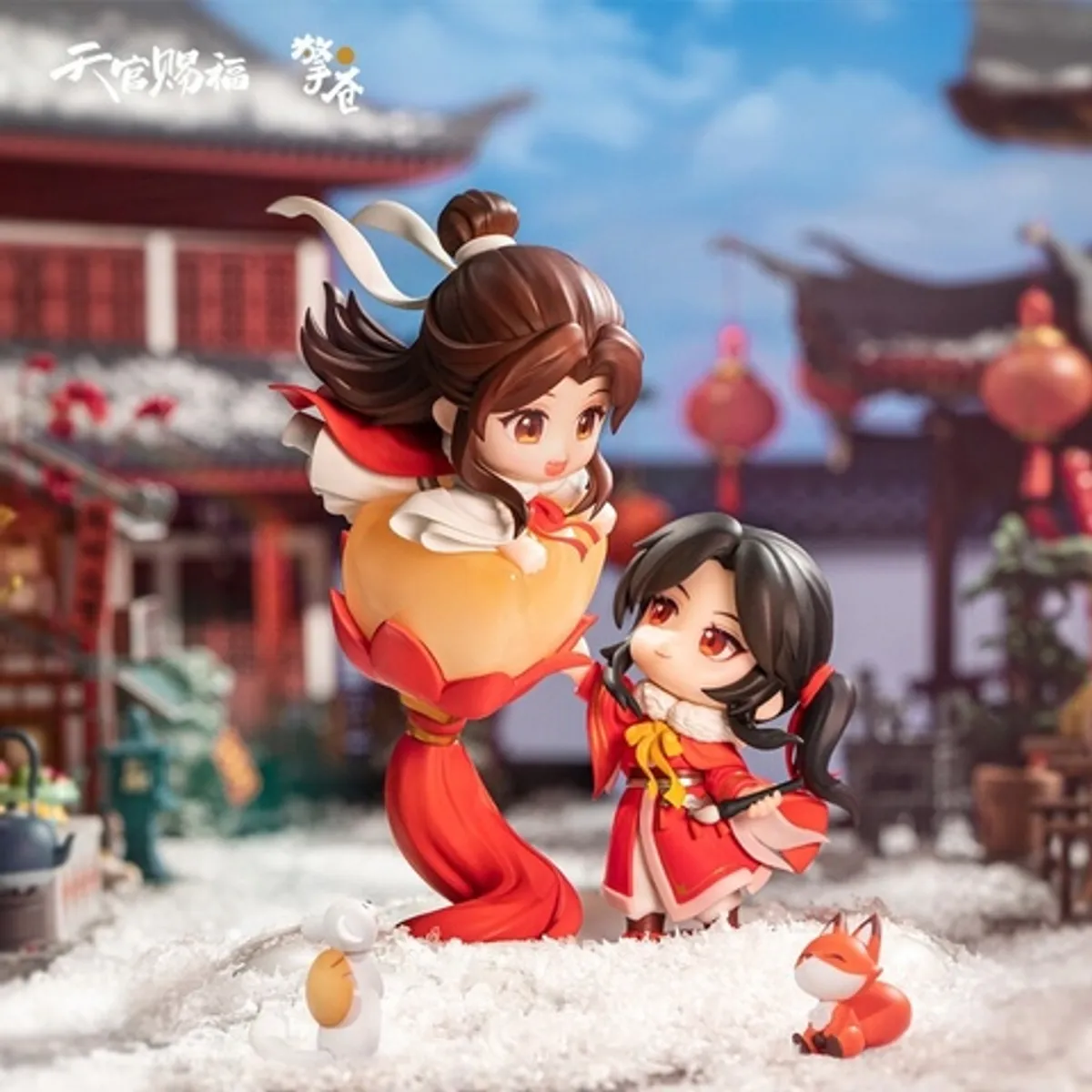 Фигурка Благословение Небожителей: Xie Lian & San Lang Thousand Lights Ying Que Q Ver.