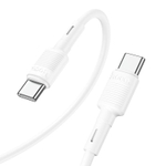 Usb Кабель-зарядка Type-C на Type-C Hoco X83 3A 60W 1м силиконовый белый