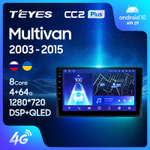 Teyes CC2 Plus 9"для Volkswagen Multivan T5 2003-2015