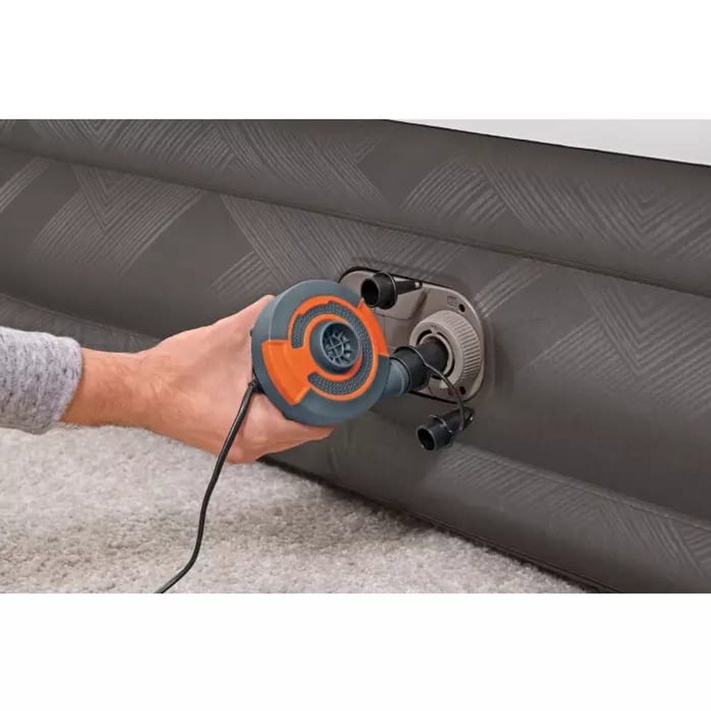 Кровать надувная Fortech Air Mattress Queen Built-in AC pump 203*152*36 cm, Bestway (69133)