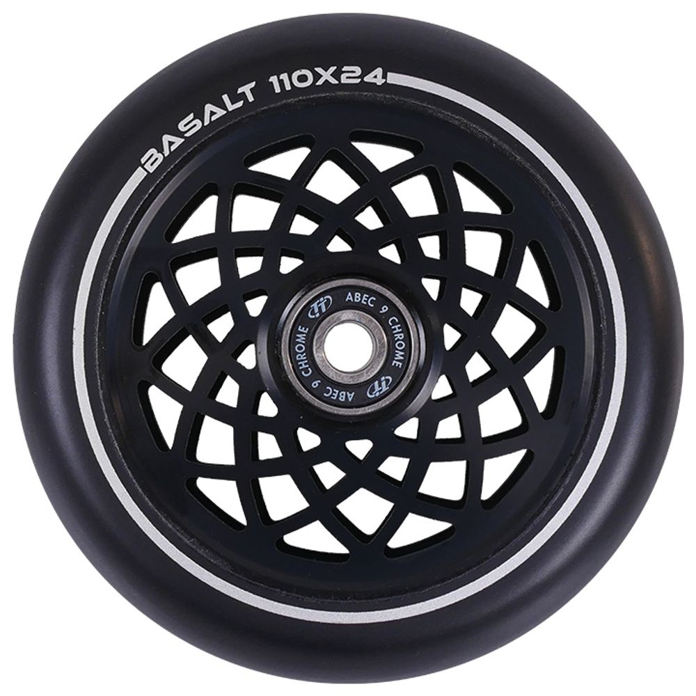 Колеса для трюкового самоката Tech Team 110*24мм, Basalt, black