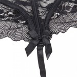 Кружевной пояс для чулок Black Sexy Lace, 3XL