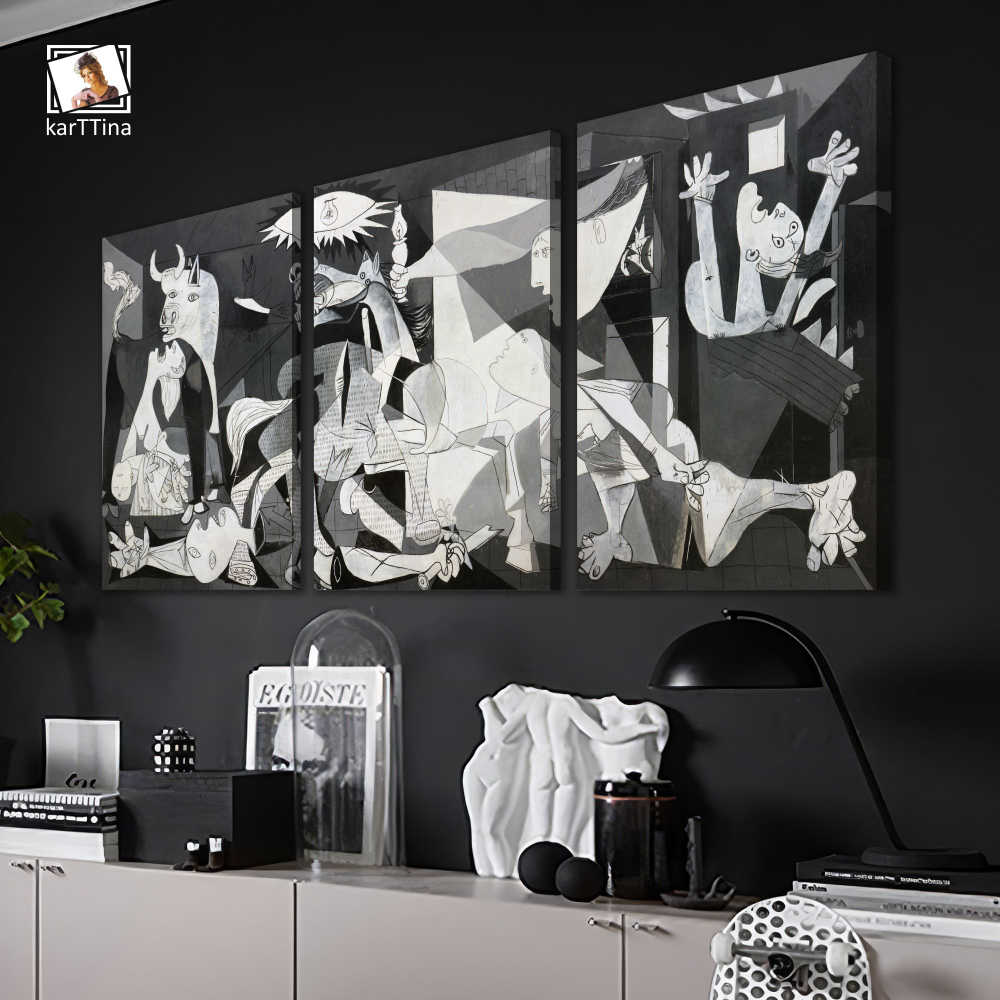 Картина karTTina "Сотворение Адама", 150 см х 70 см