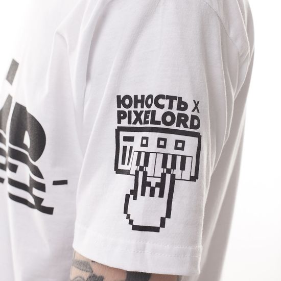 Футболка ЮНОСТЬ x Pixelord Rave Белый