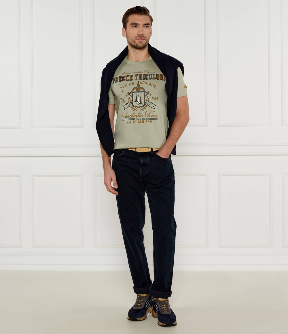 Футболка Aeronautica Militare - зеленый(TS2335J634)