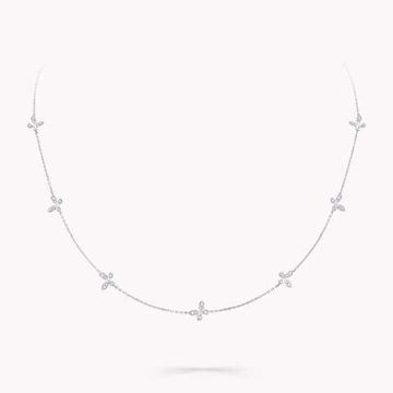 Колье Graff Pavé Butterfly Diamond Petite Necklace