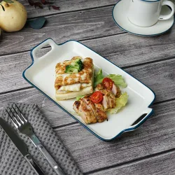 Блюдо прямоугольное 28,7*16,4 см h2,8 см 560 мл с ручками Bakery Fusion P.L. Proff Cuisine [6]