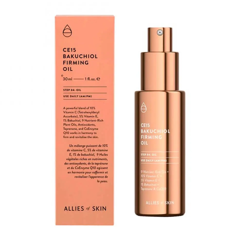 Allies of Skin CE15 Bakuchiol Firming Oil 30ml Омолаживающее лифтинг-масло