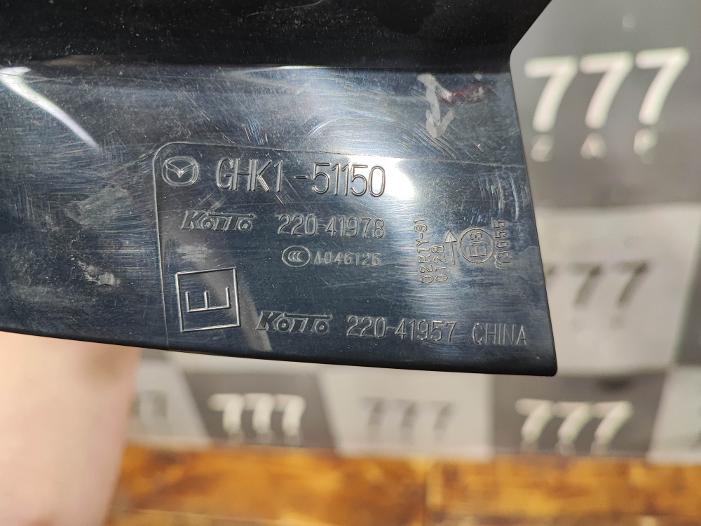 Фонарь зaдний пpавый Mazda 6 (GJ) 12-18 Б/У Оригинал GHK151150B