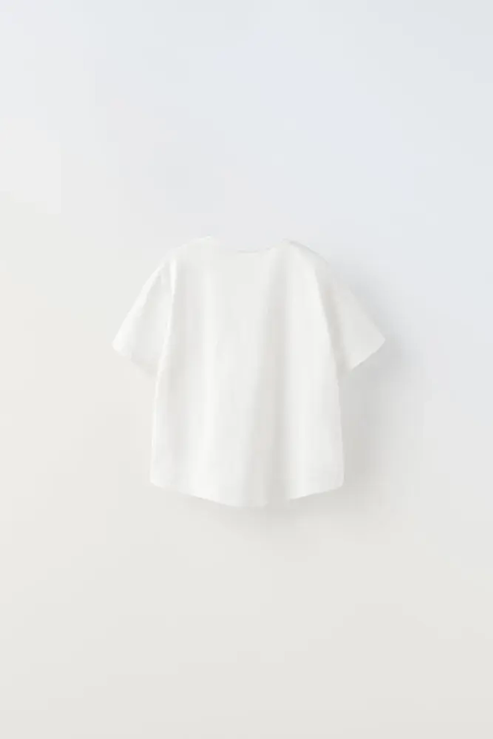 ZARA Футболка с аппликациями "розы"