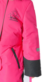 Комбинезон зимний мембрана для девочки 4-10 лет Милашка Сьюзи