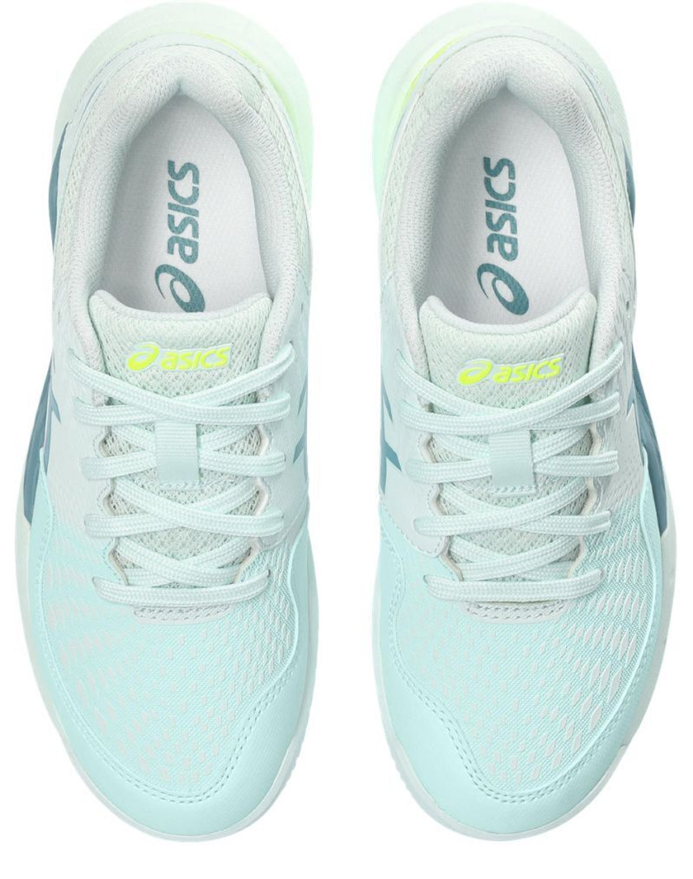 детские Кроссовки теннисные Asics Gel-Resolution 9 GS Clay - soothing sea/gris blue