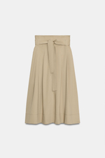 ЮБКА МИДИ С ПОЯСОМ — ZW COLLECTION — ZARA
