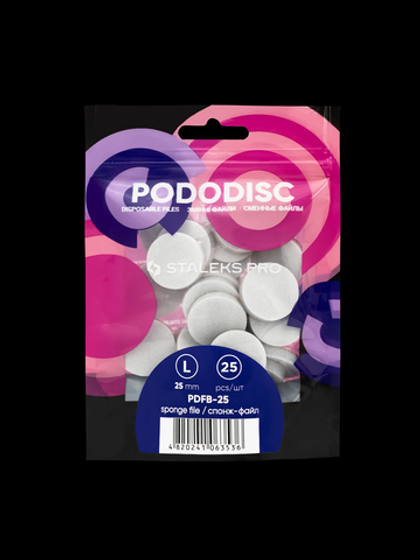 Спонж для педикюрного диска Pododisc Staleks Pro (25мм) L