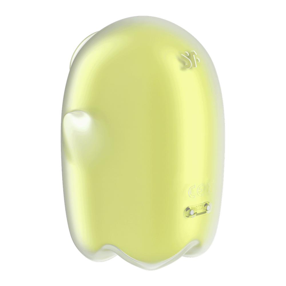 Светящийся вакуумный стимулятор Satisfyer Glowing Ghost, желтый