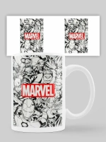 Кружка с принтом "Marvel Марвел"
