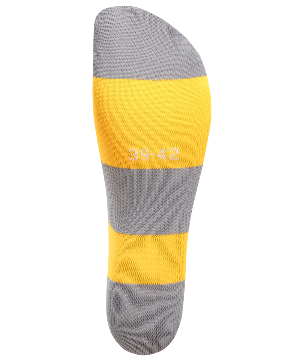 Гетры футбольные CAMP BASIC SOCKS, желтый/серый/белый